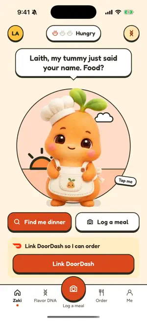 Zaki - Your Food Buddy screenshot 1