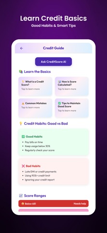 Ai-Credit Score Coach iPhone screenshot