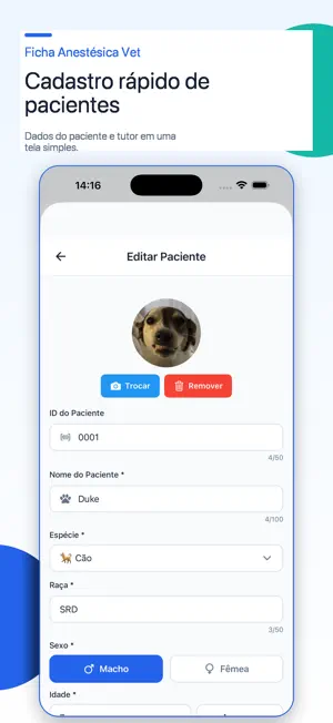 Ficha Anestésica Vet screenshot 2