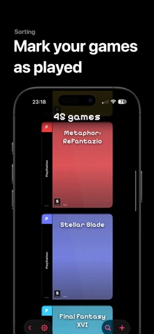 Pile of Shame - Game Tracker screenshot