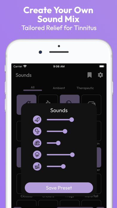 Tinnitus Sound Therapy RngAway Screenshot