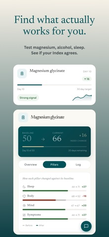Marea: Perimenopause iPhone screenshot