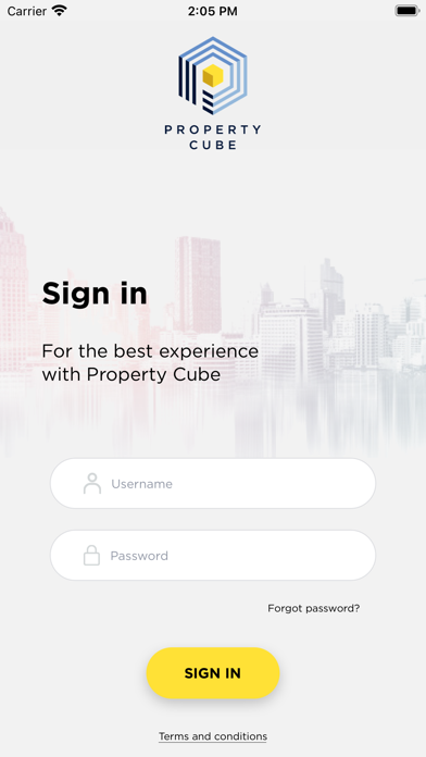 App screenshot