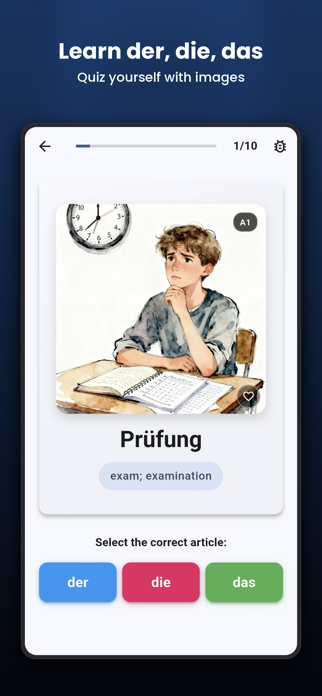 Der Die Oops – German Articles Screenshot 3 of 8