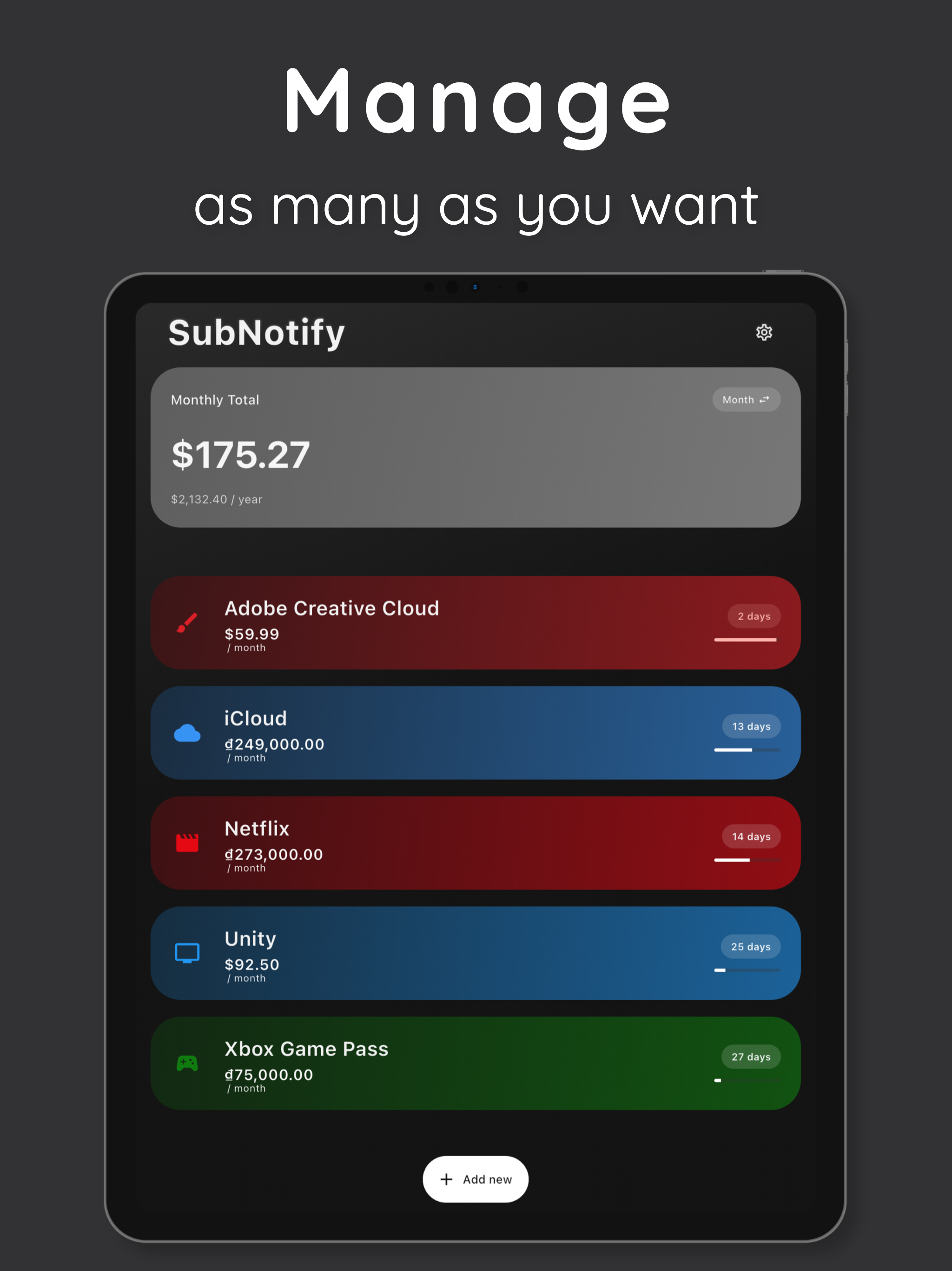 SubNotify: Unlimited screenshot 10