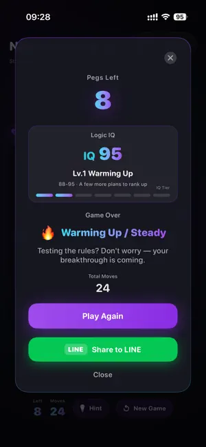 Peg Solitaire · Solo Elite screenshot 3