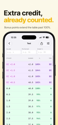 GradeKey — Grade Calculator Screenshot 4 of 6