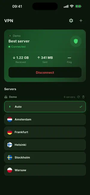Arava VPN screenshot 1