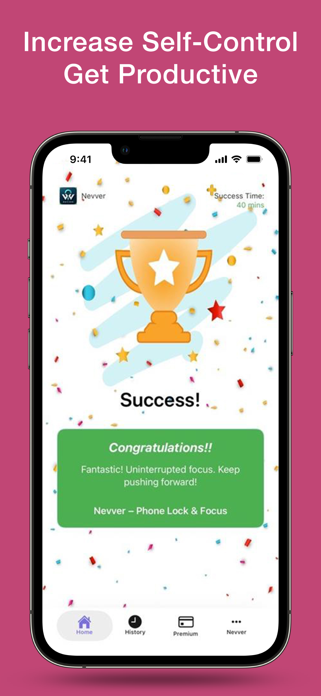 Nevver – Phone Lock & Focus