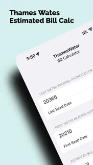 thameswater bill calculator iphone screenshot 1
