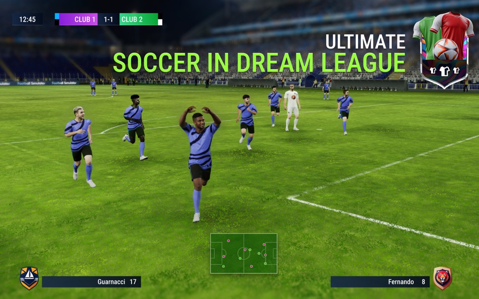 #4. Soccer Simulator: World Match (macOS) By: Funomic, TOO