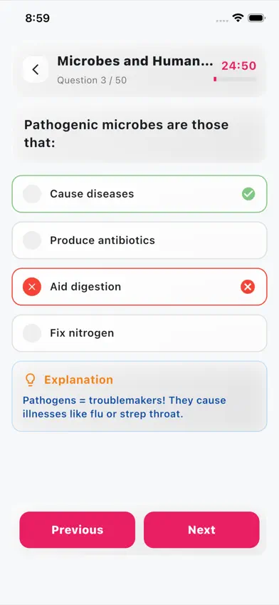 Microbiology Prep Quiz screenshot 5