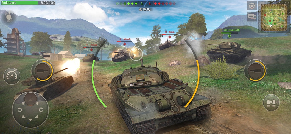Battle Tanks：Tank Battle Game screenshot