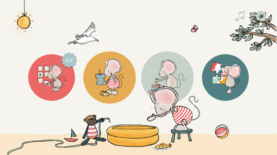 #1. Little Mouse: Play & Learn (iOS) By: Pauline Baartmans