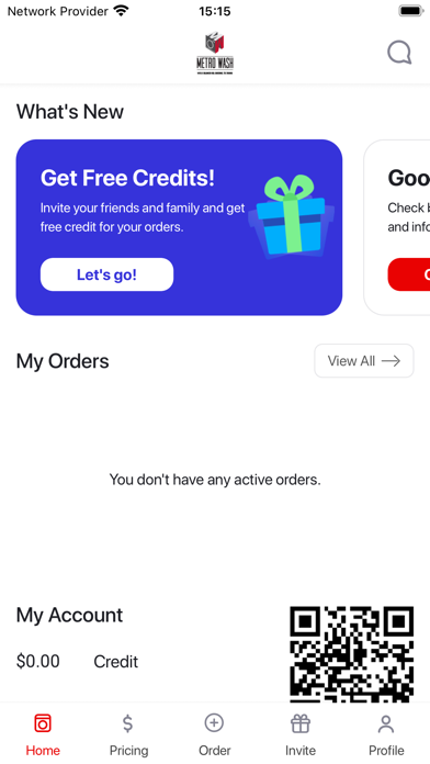 Metro Wash Laundry Delivery Screenshot