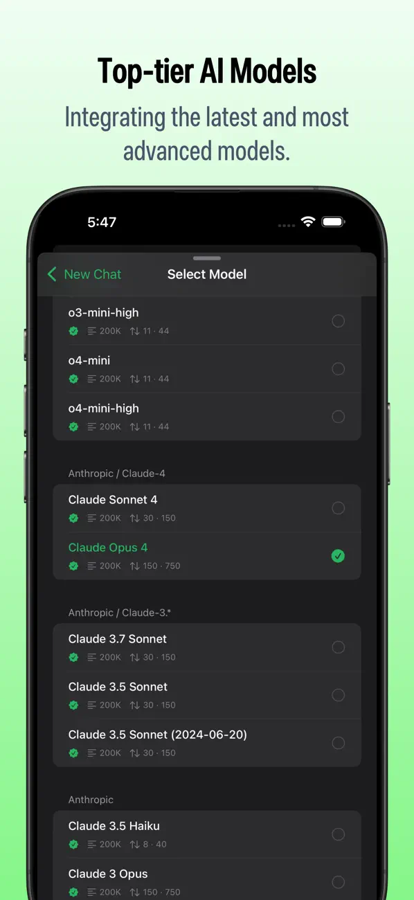 Screenshot #1 pour DeepChat - AI assistant
