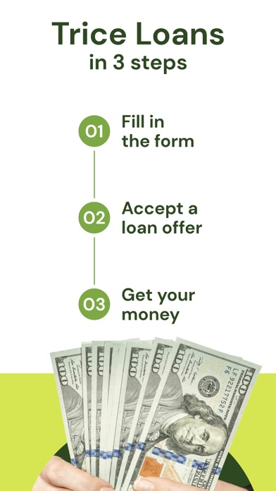 Personal Loan App: Trice Loans Screenshot