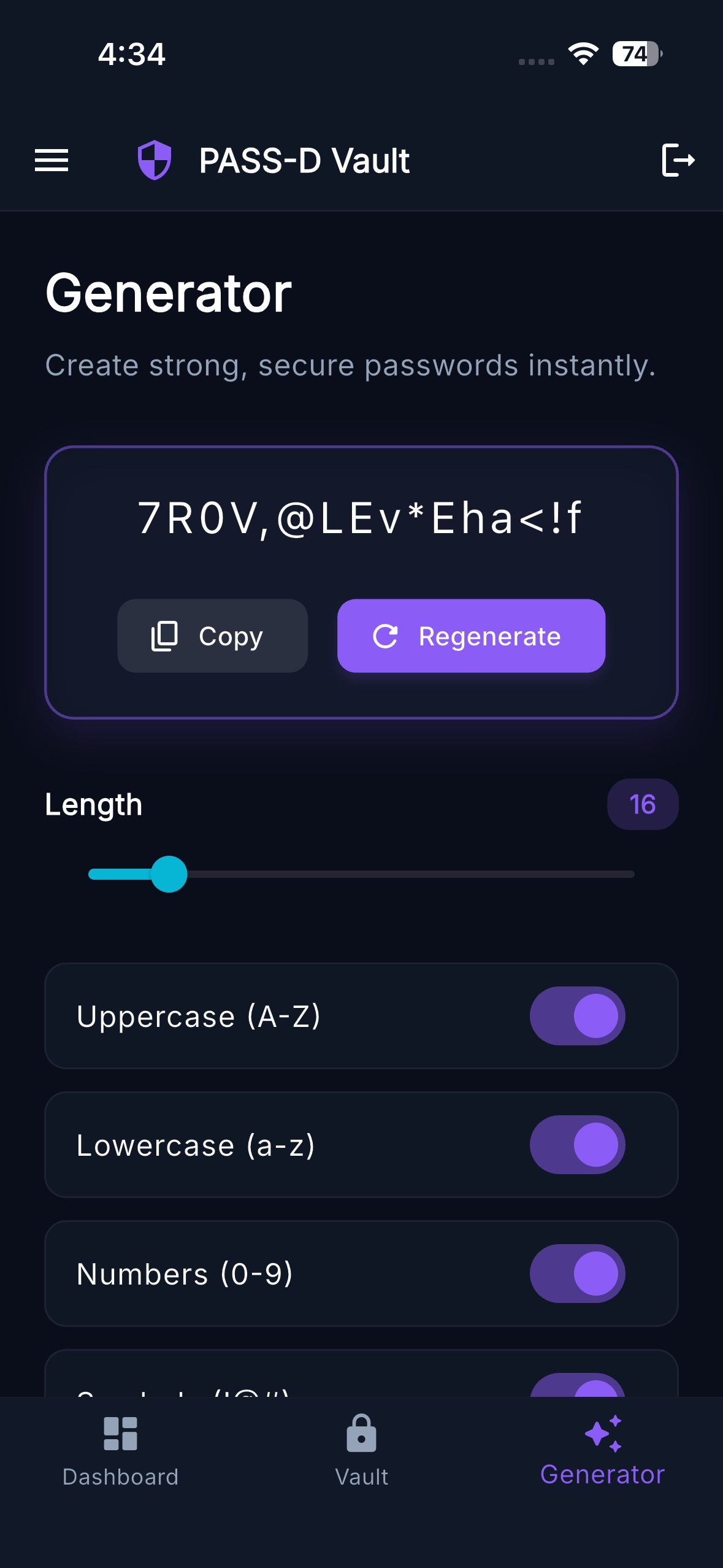 Tower Password Manager screenshot 2