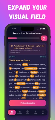 Speed Reading: Speed Reader iPhone screenshot