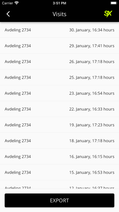 SIX Trening Screenshot