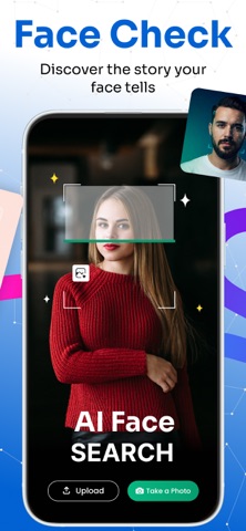 FaceCheck: Similar Face Search iPhone screenshot