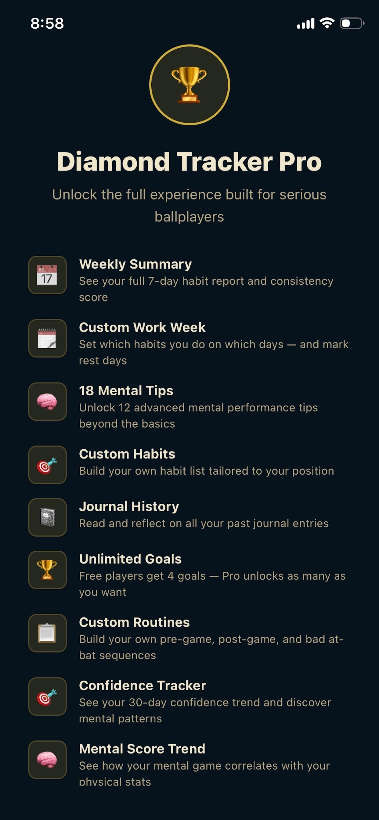 Diamond Tracker: Baseball screenshot 7