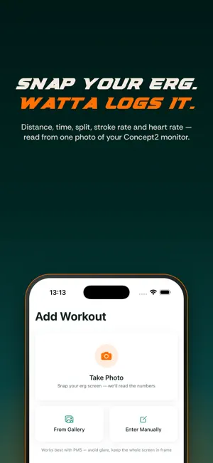 Watta: Rowing & Erg Tracker screenshot 1
