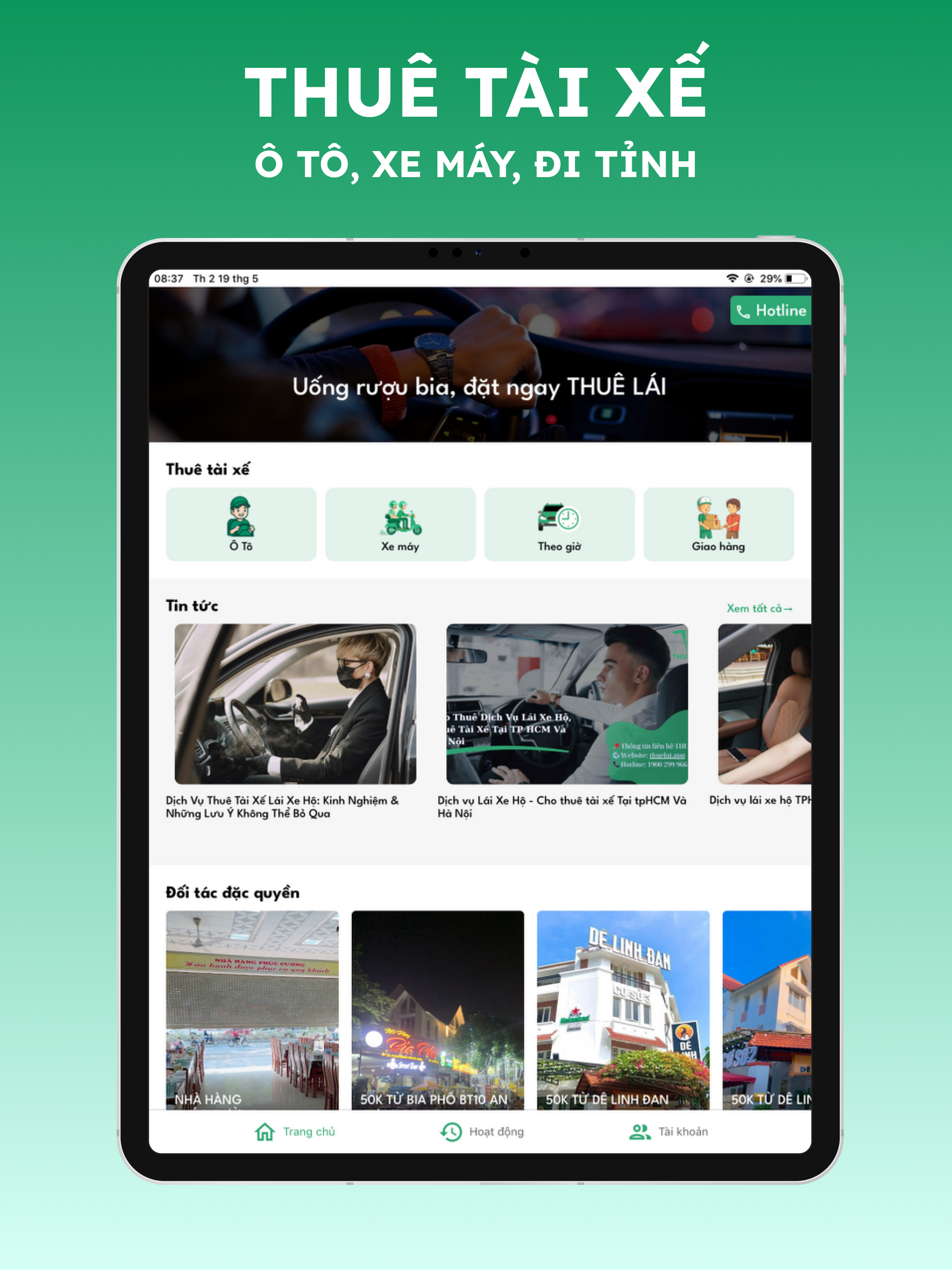 Thuelai - Tài Xế Lái Xe Hộ