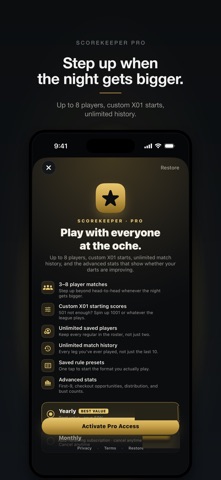 Darts Scorekeeper Pro+ Cricket screenshot