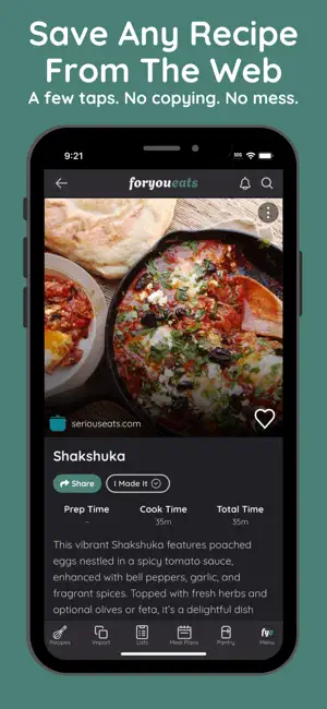 Foryoueats: Recipe Manager screenshot 2