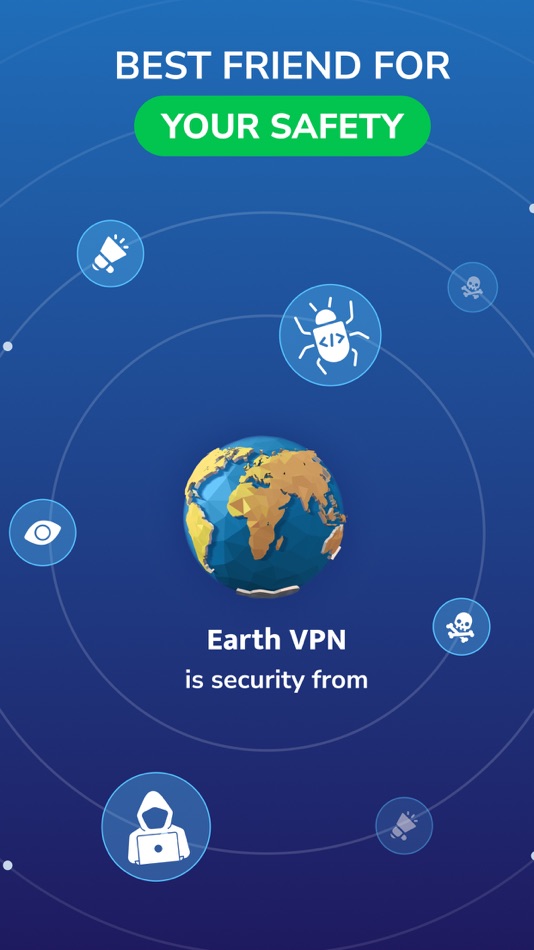 #1. Earth VPN (iOS) Podle: Earth VPN