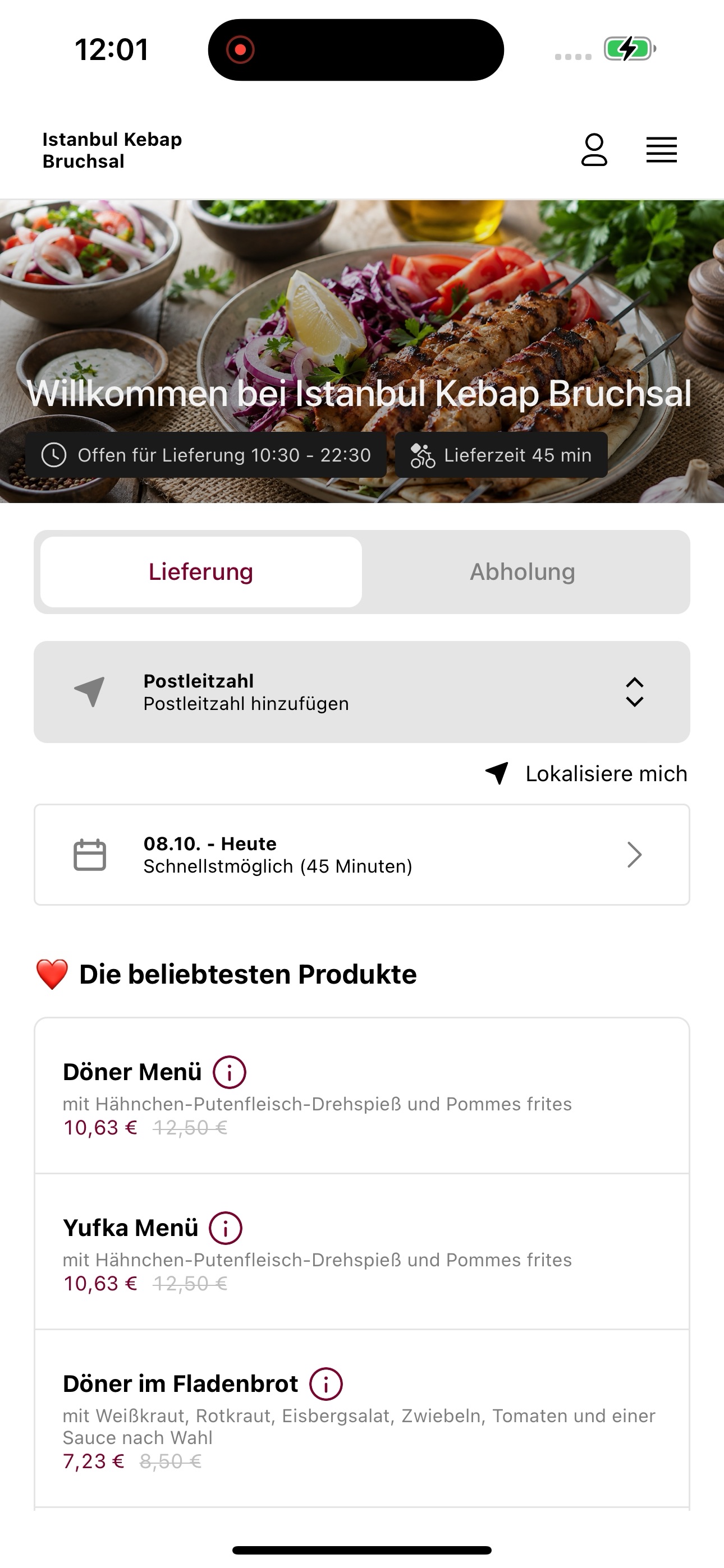 Screenshot 3 of Istanbul Kebap Bruchsal