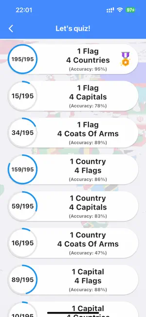 World Flags-Dictionary, Quiz screenshot 2