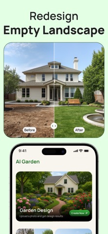 AI Garden: My Landscape Design iPhone screenshot