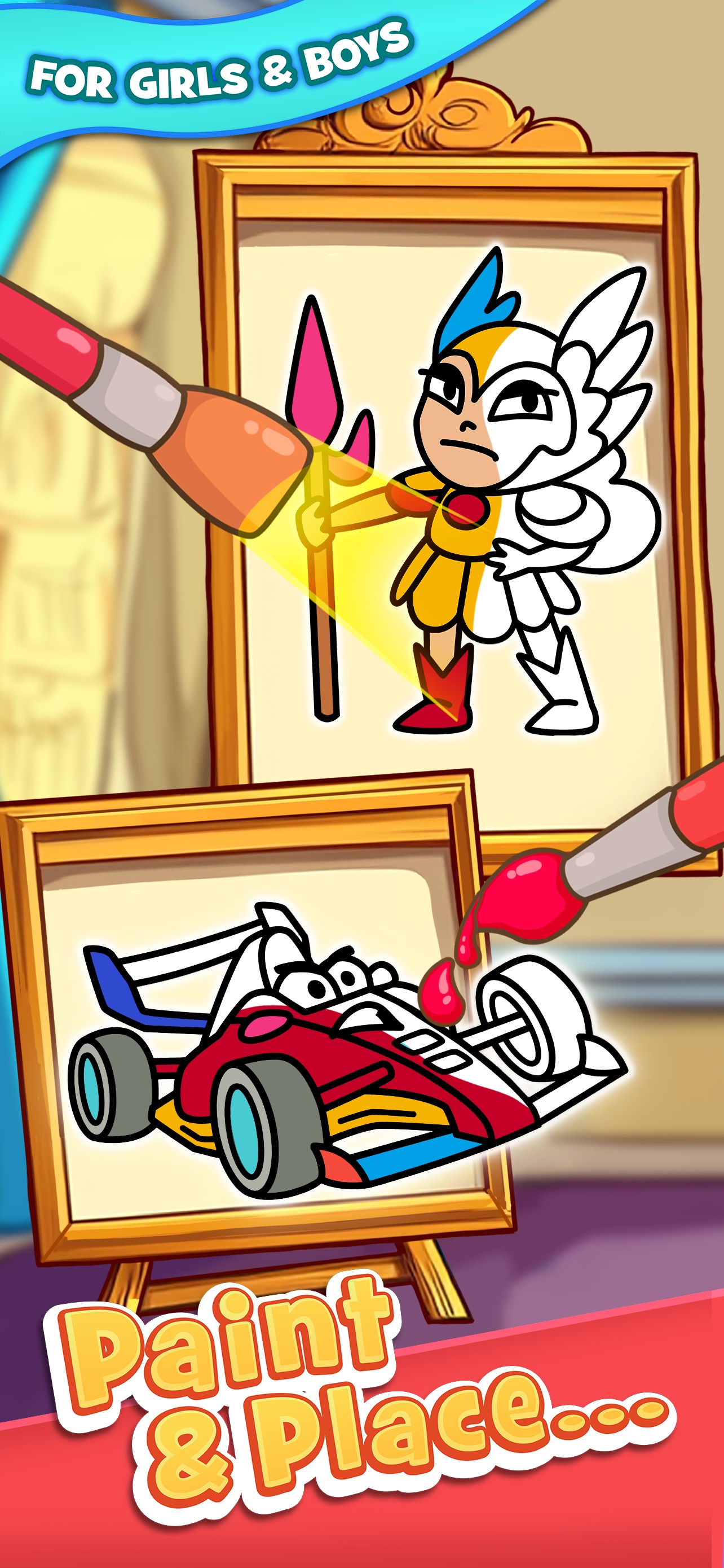 Screenshot 1 of Paint & Play: Kids Color Game