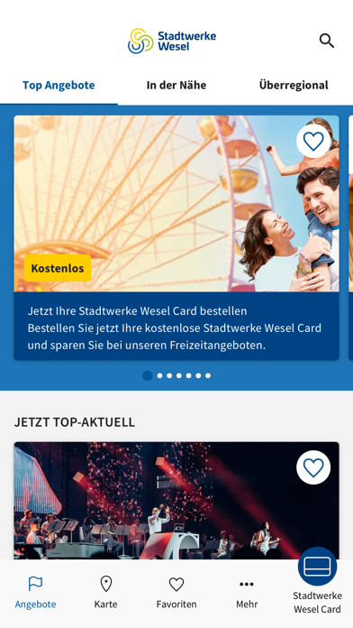 Stadtwerke Wesel Card Screenshot