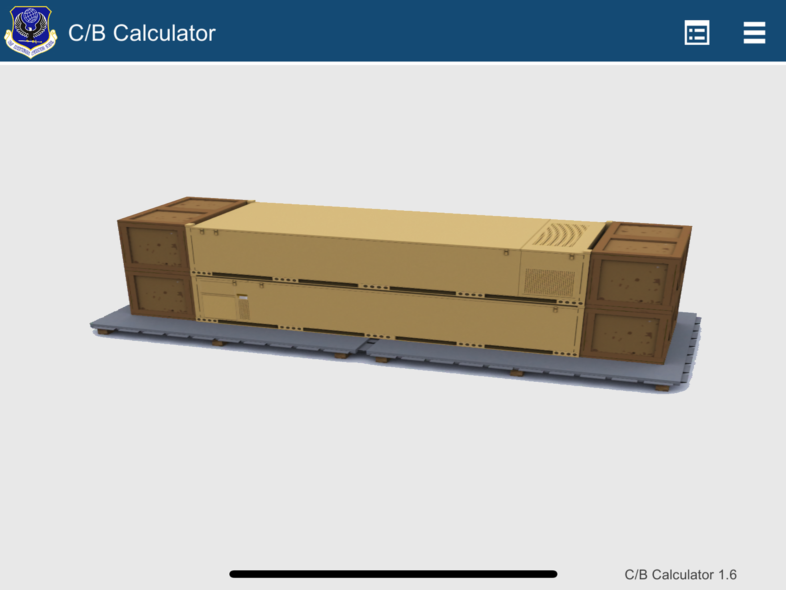USAF EOS Center of Balance screenshot 5