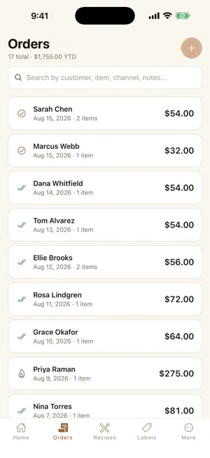 Kitchen Ledger: Cottage Baker screenshot 2