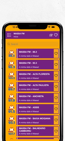 Rede Massa FM app screenshot