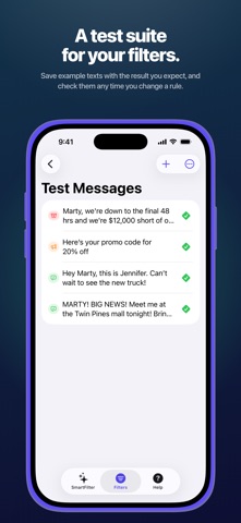 SmartFilter for SMS screenshot