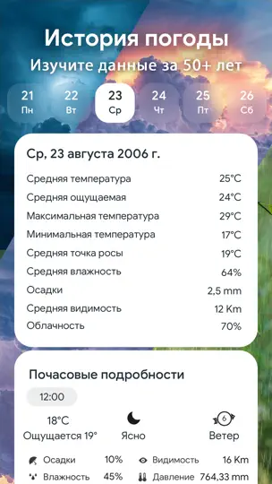 Скриншот Погода Партнер Pro - Прогноз на iPhone 8