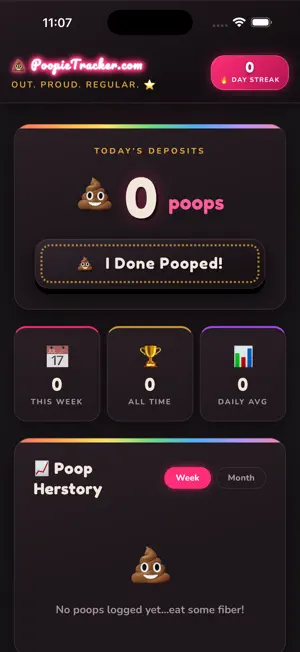 poopie tracker screenshot 1