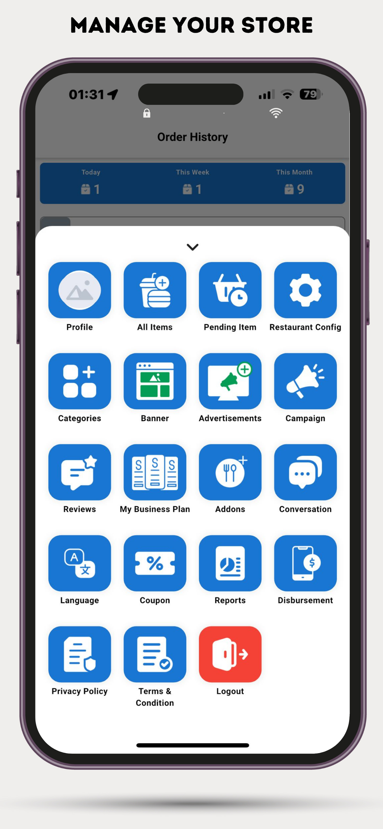 AllTap Merchant: Order Manager