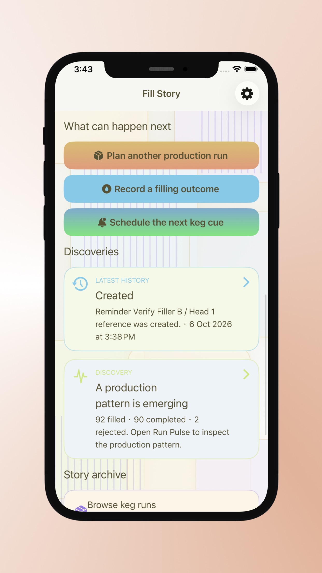 Screenshot 1 of Fill Cycle Keg
