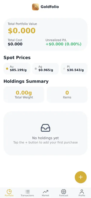 GoldLedger screenshot 1 of 7