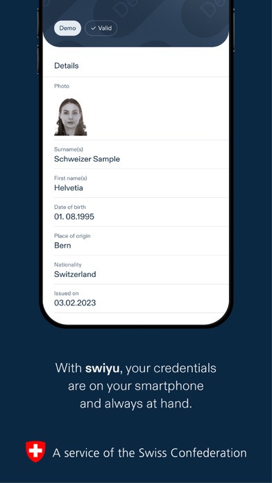 swiyu Screenshot