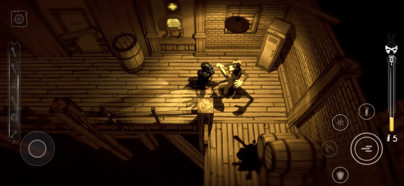 #2. Bendy: Lone Wolf (iOS) By: Joey Drew Studios Inc.