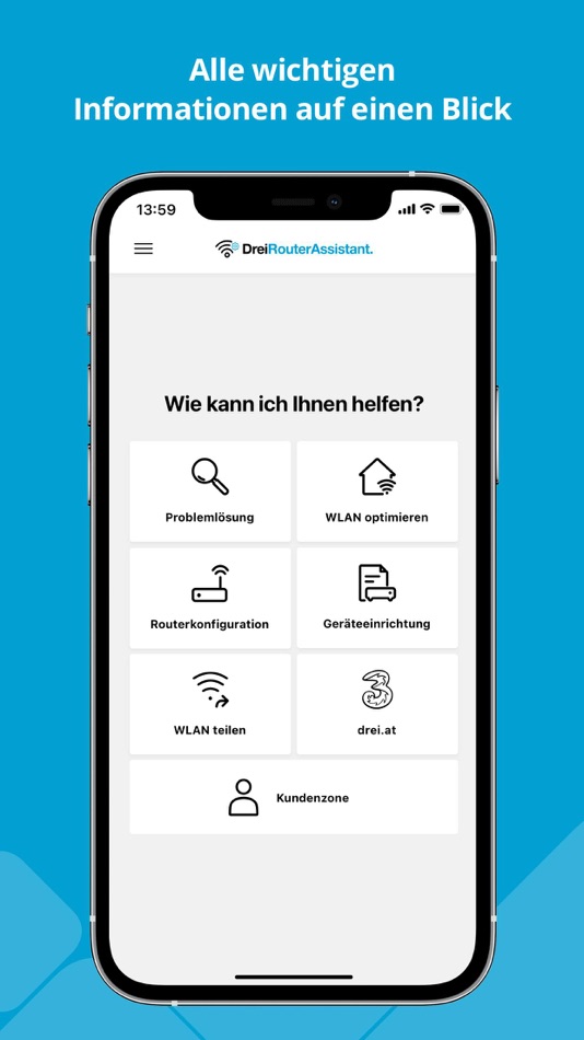 #1. Drei Router Assistant (iOS) By: Hutchison Drei Austria GmbH