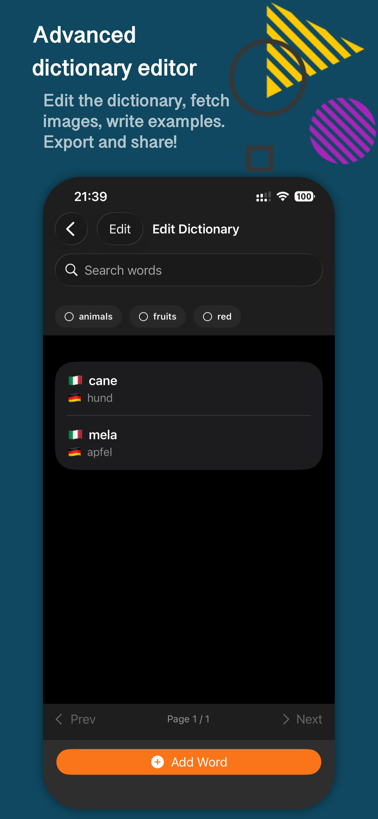FlashLingo! screenshot 2