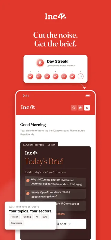 Inc42: Startup News & Data screenshot 2 of 5